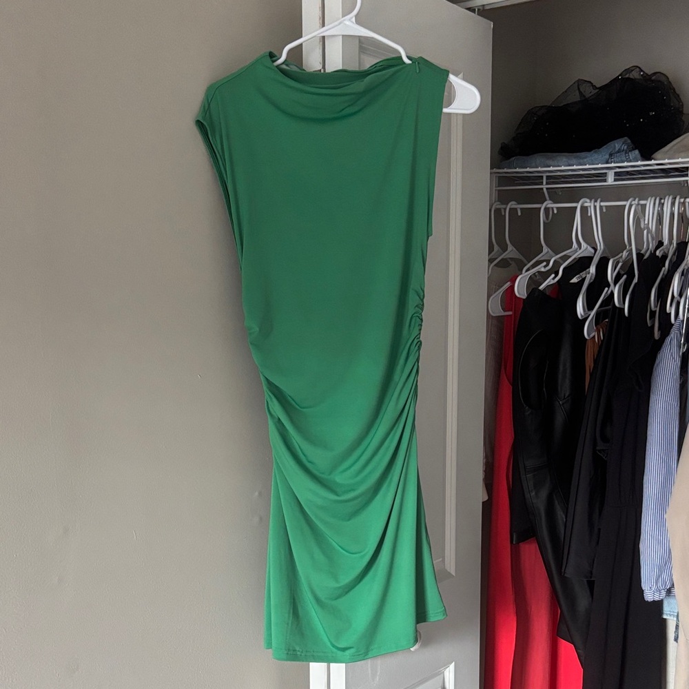 NWT H and M Green Dress Medium
